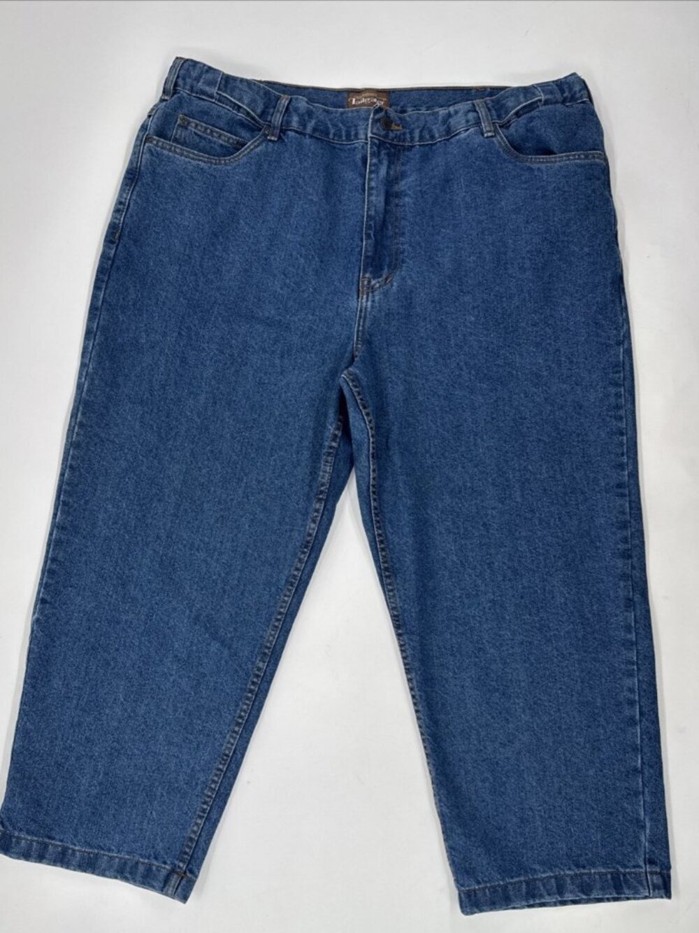 Tailgater Haband Jeans Mens 42x26 Blue Denim Adjustable Waist Comfort Relaxed